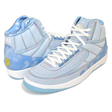 NIKE AIR JORDAN 2 RETRO SP J Balvin celestine blue/white-multi DQ7691-419画像