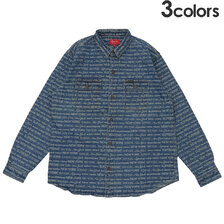 Supreme 22FW Multi Type Jacquard Denim Shirt画像