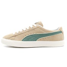 PUMA SUEDE VTG PL "PLAYERS' LOUNGE COLLECTION" LIGHT SAND/DEEP FOREST/PRISTINE 388148-01画像