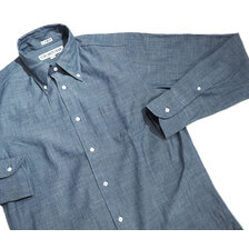 INDIVIDUALIZED SHIRTS L/S STANDARD FIT B.D. CHAMBRAY SHIRTS blue画像