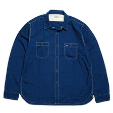 BURGUS PLUS Beta Chambray Work Shirt HBP-300CHB画像