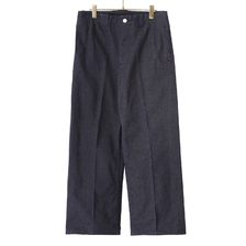 AUBETT ラチネデニムバギーパンツ 22-02-029画像