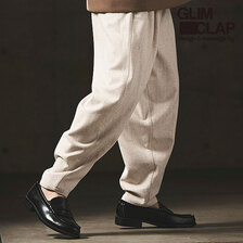 GLIMCLAP Raised fabric stripe pattern balloon pants 13-246-GLA-CC画像