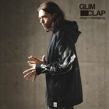 GLIMCLAP One arm patterned fabric design hooded jersey 13-240-GLA-CC画像