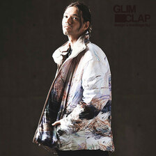 GLIMCLAP 3M fake-down artistic-patterned fabric reversible jacket 13-235-GLA-CC画像