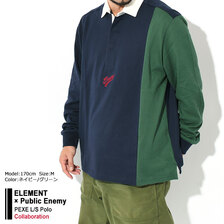 ELEMENT &times; Public Enemy PEXE L/S Polo BC022150画像