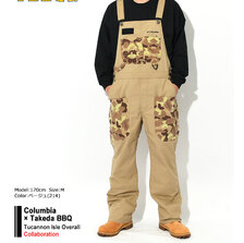 Columbia &times; Takeda BBQ Tucannon Isle Overall PM0246画像