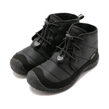 KEEN K Children HOWSER II CHUKKA WP Black/Black 1025516画像