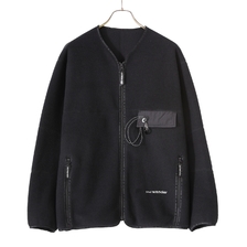 and wander wool fleece cardigan 5742281349画像