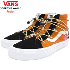 VANS Sk8-Hi Echo DX Black/Orange Fusion VN0A7Q5OY8J画像