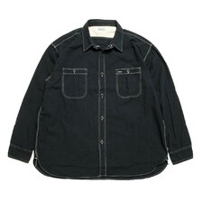 BURGUS PLUS Beta Chambray Work Shirt Wide Silhouette HBP-300CHBWD画像