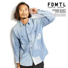 FDMTL DENIM SHIRT 3YR WASH FA22-SH32U画像