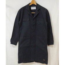 THE FLAT HEAD COTTON&times;LINEN HERINGBONE SHOP COAT FN-OC-CL001画像