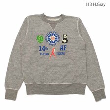 Buzz Rickson's SET-IN CREW SWEAT - 14th AIR FORCE AMERICAN VOLUNTEER GROUP - BR69066画像