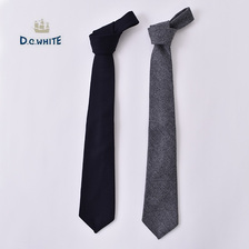 DC WHITE Wool Flannel Tie D223954画像