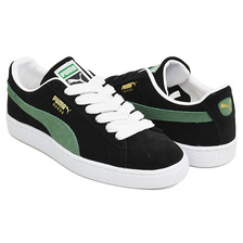 PUMA SUEDE CLASSIC XXI PUMA BLACK - DEEP FOREST - PWHT 374915-60画像