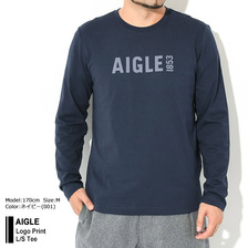 AIGLE Logo Print L/S Tee ZTHAC96画像