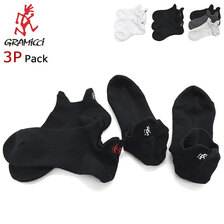 GRAMICCI Basic Sneaker 3P Pack Socks SX-M02画像