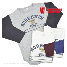 WAREHOUSE Lot 4800 7分袖ベースボールT NORSEMEN画像