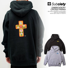 Subciety EMBROIDERY CROSS PARKA 102-31819画像
