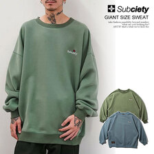 Subciety GIANT SIZE SWEAT 102-36821画像