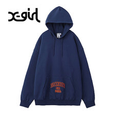 X-girl HEAVYWEIGHT OVERSIZED HOODIE 105224012012画像