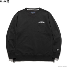 ROARK REVIVAL "MEDIEVAL" CREW POCKET SWEAT (BLACK) RSWJ871画像