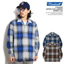 RADIALL FISHER - OPEN COLLARED SHIRT L/S RAD-22AW-SH004画像