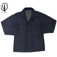CORONA CJ005-22-04 B.D.U Jacket 22 8.5oz High Density Indigo Denim画像
