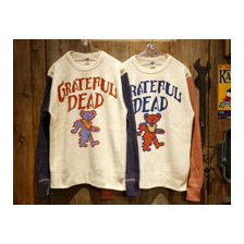 TOYS McCOY BIG WAFFLE CREW NECK SHIRT GRATEFUL DEAD "BEAR" TMC2258画像