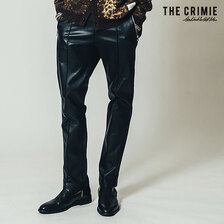 CRIMIE STRETCH LEATHER TRACK PANTS CR1-02B5-PL02画像