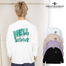 GRAVYSOURCE HELL L/S TEE GS22-ACS03画像