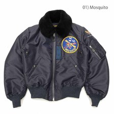 Buzz Rickson's B-15C A.F.BLUE - 6147th TAC. CTRL. GP. MOSQUITOES - BR15136画像