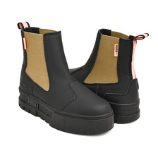 PUMA MAYZE CHELSEA POP WNS PUMA BLACK - TIGERS EYE 384549-03画像
