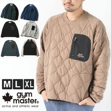 gym master ウェーブ キルト クルーネック G933641画像