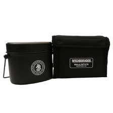 NEIGHBORHOOD &times; BALLISTICS 22AW NH MESS TIN & CASE BSPC-NH04画像