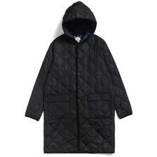 TAION パイピングフード ロングダウンコート TAION-1062CI-LONG画像