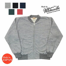 Whitesville セットイン ジップ スウェット 裏生地 サーマル WV69035画像