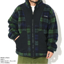 Columbia Chicago Avenue Patterned Reversible Fleece JKT PM0233画像