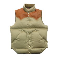 WAREHOUSE Lot 2190 ROCKY MOUNTAIN &times; WAREHOUSE WESTPOINT DOWN VEST画像