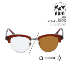 OWN #08 BROWN/CLEAR to BROWN OW-08BR-PHBR画像