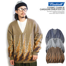 RADIALL COSMIC CHARLIE - CARDIGAN SWEATER L/S RAD-22AW-KNIT001画像