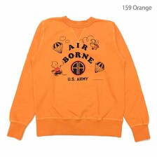 Buzz Rickson's &times; PEANUTS SET-IN CREW SWEAT SHIRT - AIR BORNE - BR69072画像