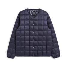 TAION OVER SIZE CREW NECK BUTTON DOWN JKT TAION-104OS画像