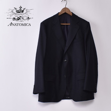 ANATOMICA UNIVERSITY JACKET WOOL SERGE NAVY画像