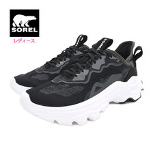 SOREL KINETIC BREAKTHRU DAY LACE Black/White NL4689-010画像