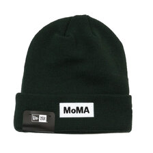 NEW ERA &times; MoMA BEANIE GREEN画像