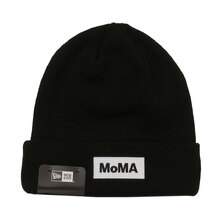 NEW ERA &times; MoMA BEANIE BLACK画像