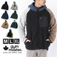 gym master ウェーブ キルト フード ジャケット G733640画像