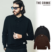 CRIMIE MERINO WOOL KINT LONG SLEEVE POLO CR1-02B5-KN04画像
